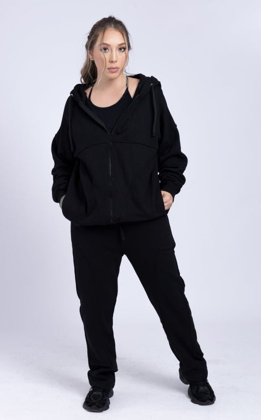 Zipper Hoodie black - Bkbxcolombia