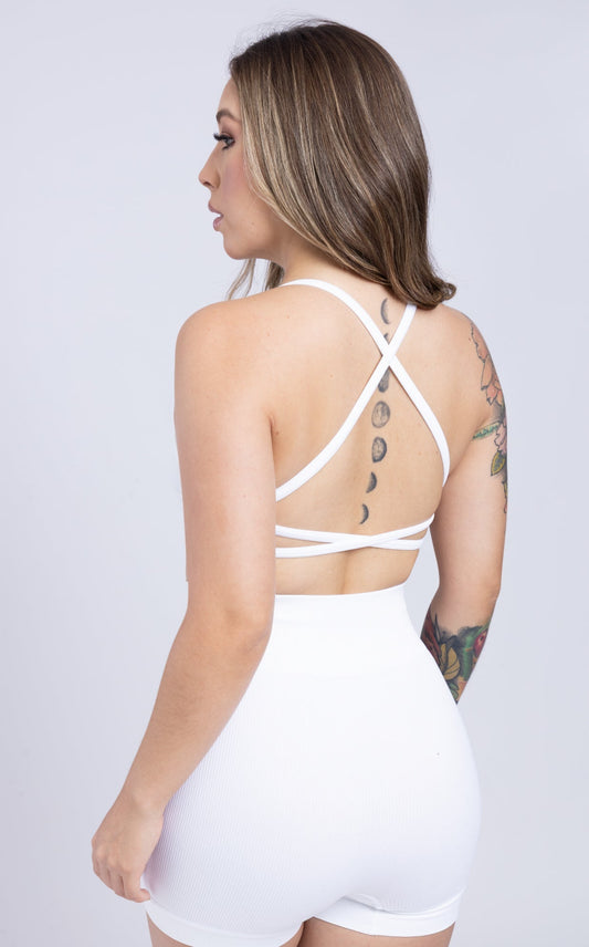 Crop Top Blanco - Bkbxcolombia