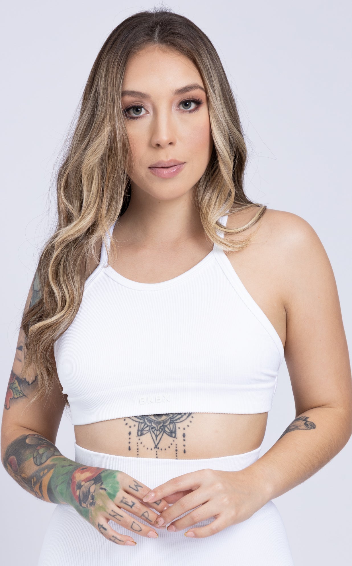 Crop Top Blanco - Bkbxcolombia