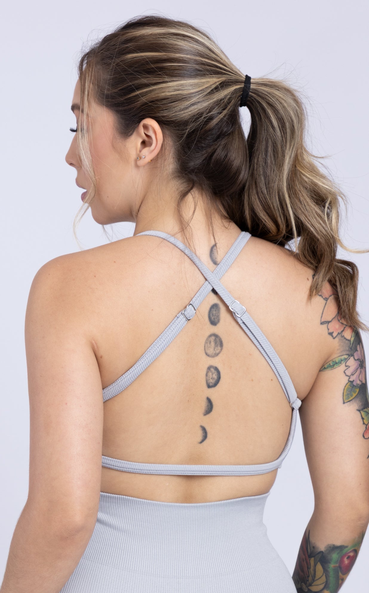 Crop Top Gris - Bkbxcolombia