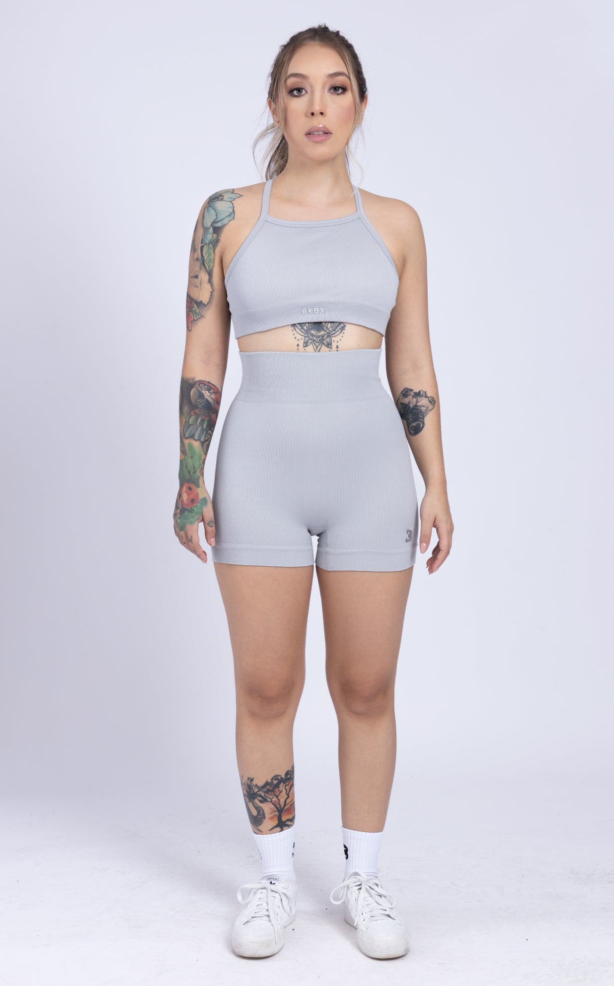 Set Short, Top gris - Bkbxcolombia