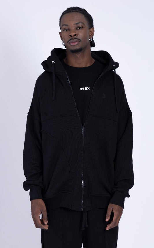 Zipper Hoodie black - Bkbxcolombia