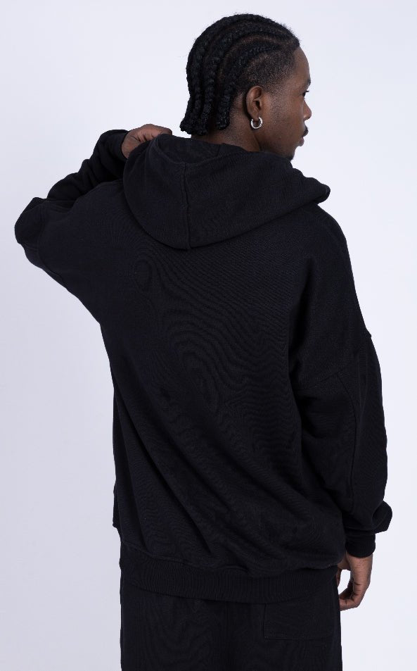 Zipper Hoodie black - Bkbxcolombia
