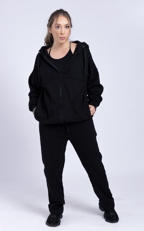 Zipper Hoodie black - Bkbxcolombia