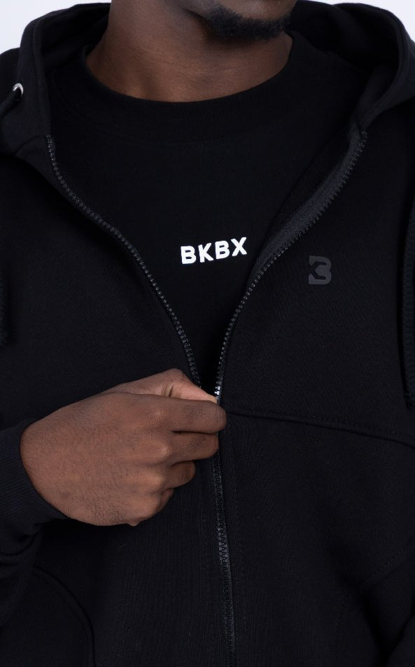Zipper Hoodie black - Bkbxcolombia