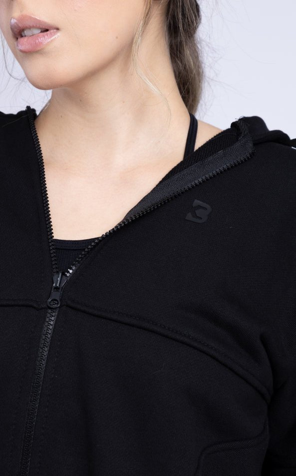 Zipper Hoodie black - Bkbxcolombia